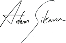Adam Sikora podpis