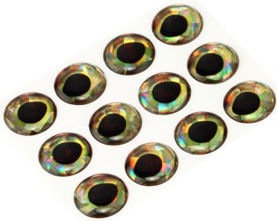 3D Epoxy Fish Eyes 6mm-15mm - SY-224210 Perch 10mm