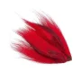 Bucktail pieces kawałki ogon jelenia - red-czerwony-btp056