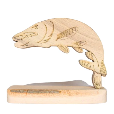 Statuetka drewniana Szczupak Mini